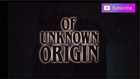 OF UNKNOWN ORIGIN (1983) Trailer [#ofunknownorigin #ofunknownorigintrailer]