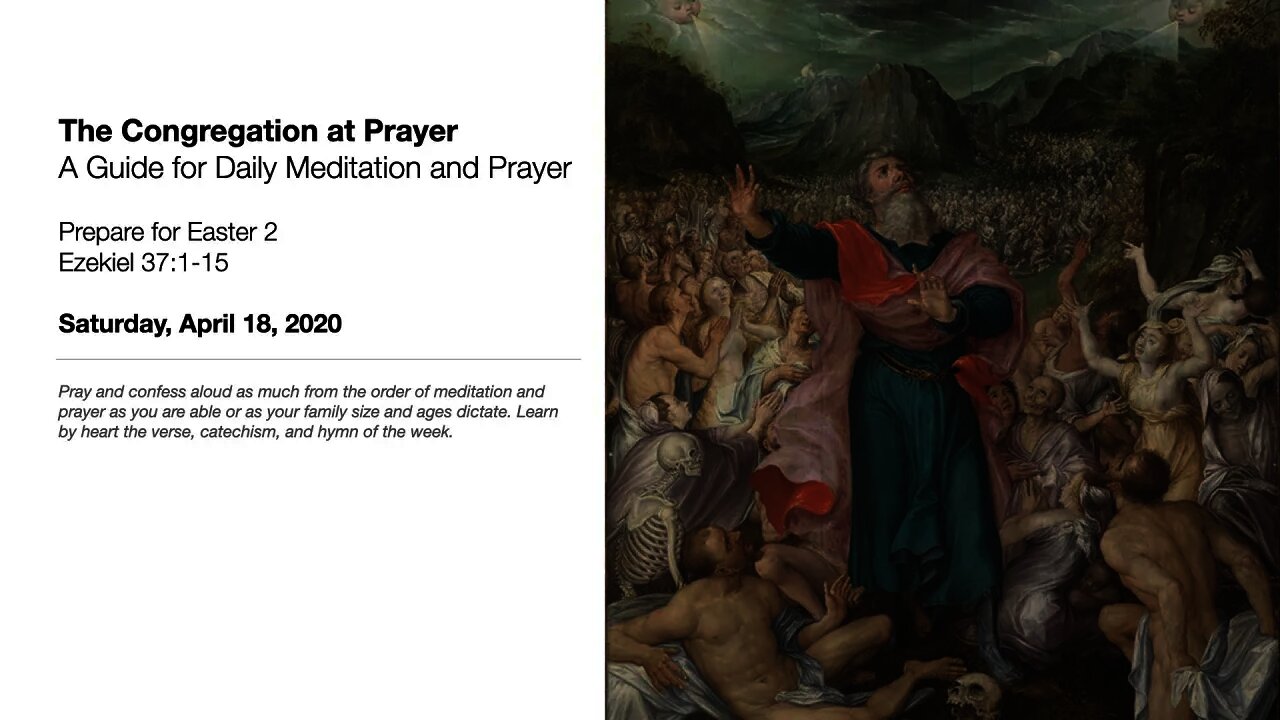 The Congregation at Prayer for April 18, 2020