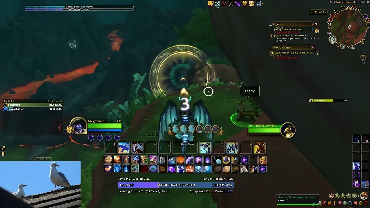 WoW DF:- Dragon Racing - EmberFlow Flight (Gold Attempt)