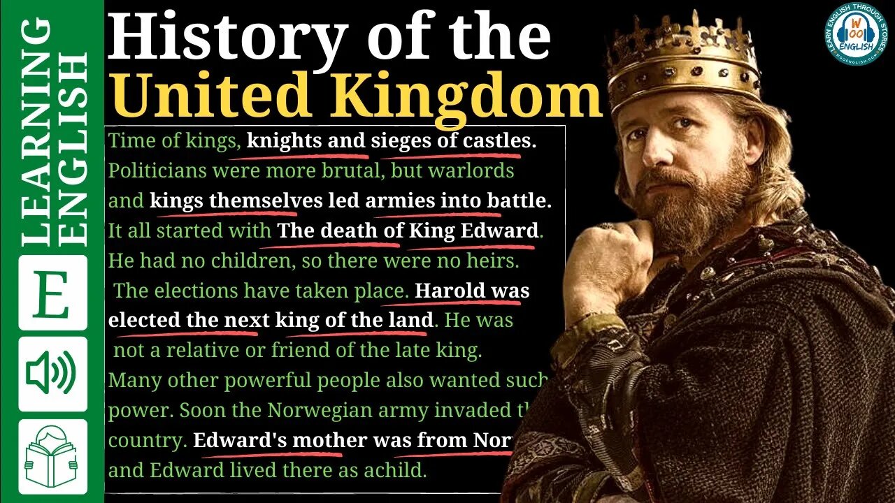 Learn English Through Story Level 3🍁History of the United Kingdom