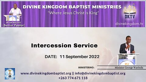 Intercession Service (11/09/22)