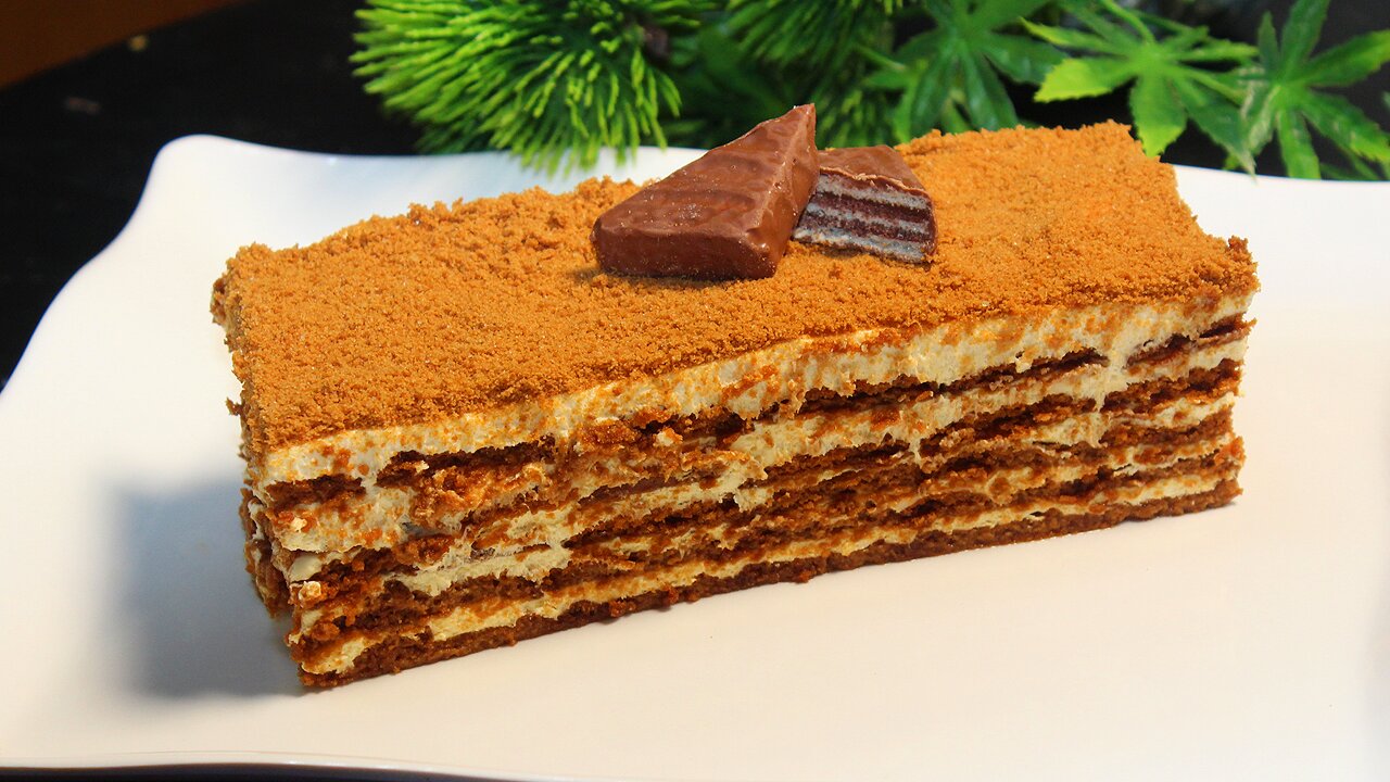 Layered Biscuit Cheese Cake Dessert Recipe