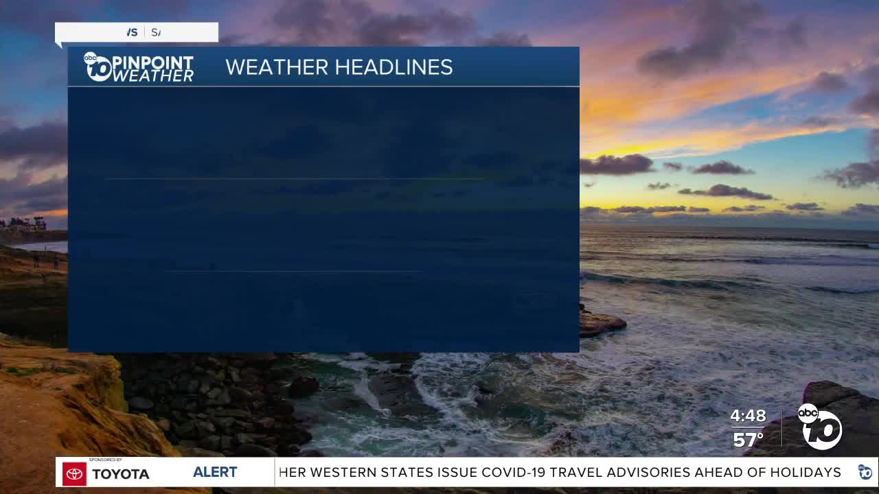 ABC 10News Pinpoint Weather with Meteorologist Megan Parry