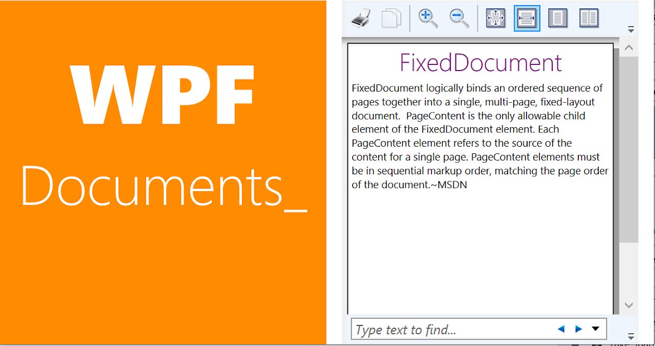 WPF Documents | Fixed Document | Documents in WPF