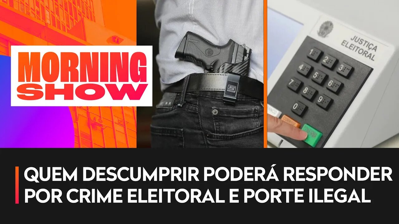 Por unanimidade, TSE proíbe posse de armas nos locais de votação nas eleições