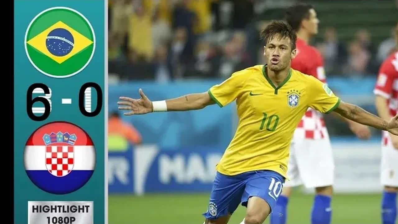 FIFA WORLD CUP 2023-QATAR BRASIL VS CROATIA 6-0 #neymar hattrick