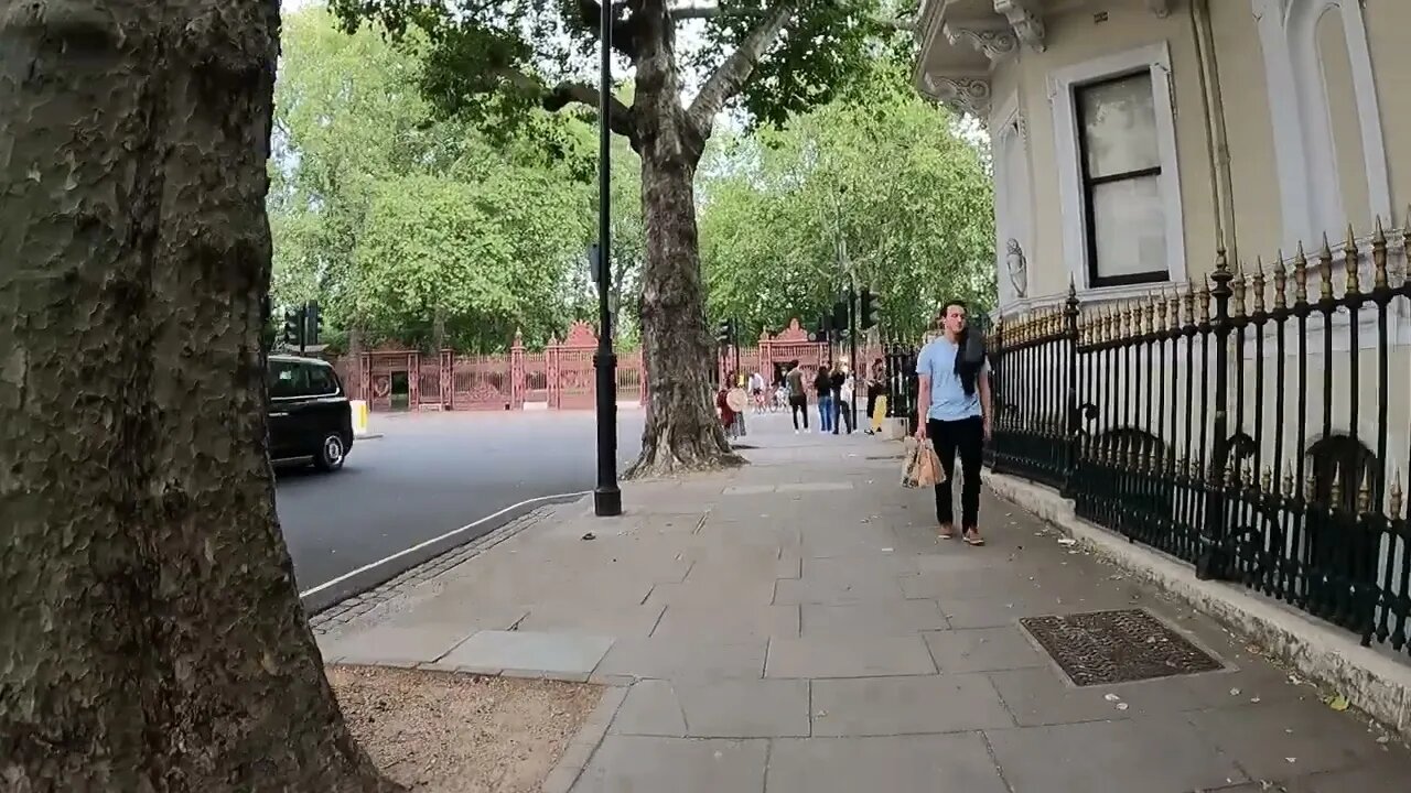 walking to the Royal Albert Hall GoPro. London. 13th July 2023