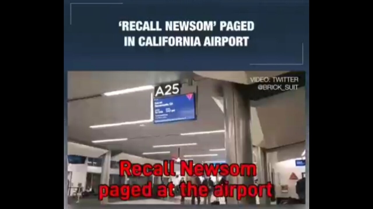 Sacramento Airplane "Recall Newsom"