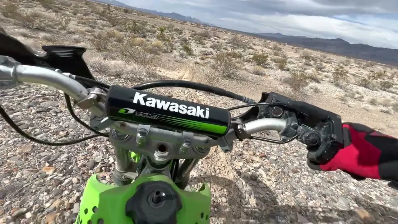 My First Legit Single Track Adventure #dirtbike #trailriding #exploring #kawasaki #klx140 #nevada