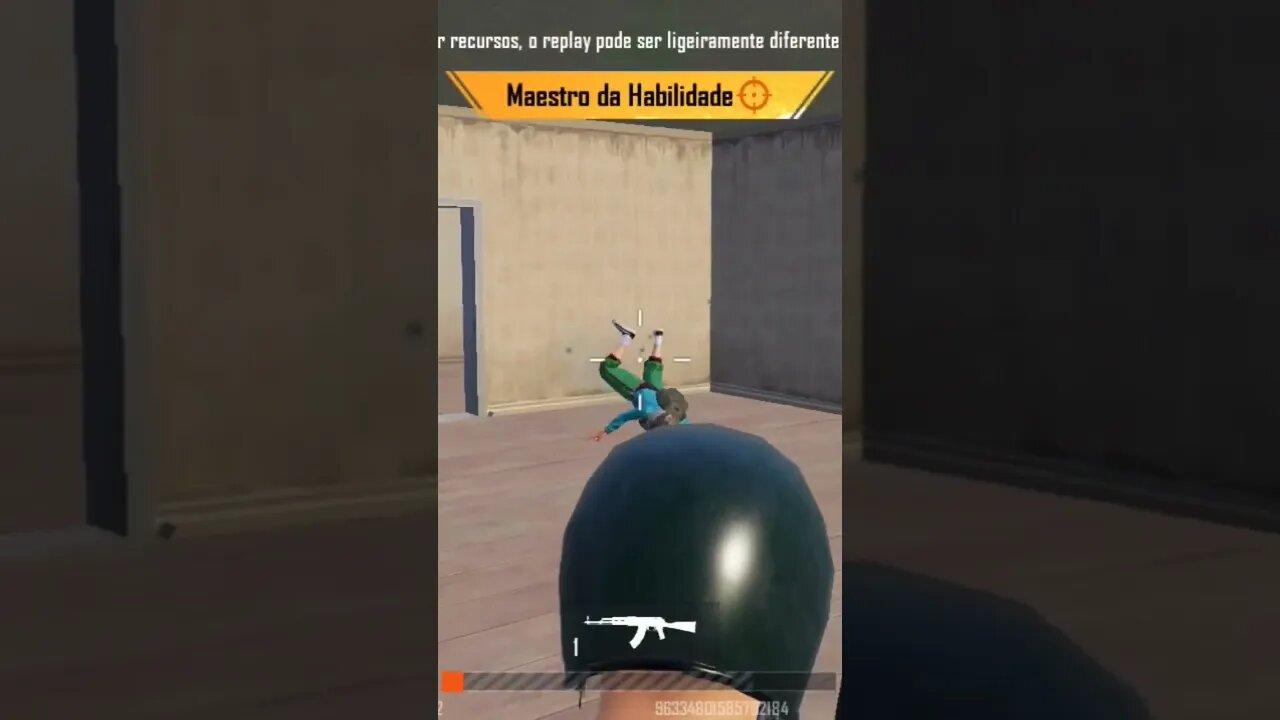 "AK 47 é porte do Homem". Jogando PUBG Mobile.