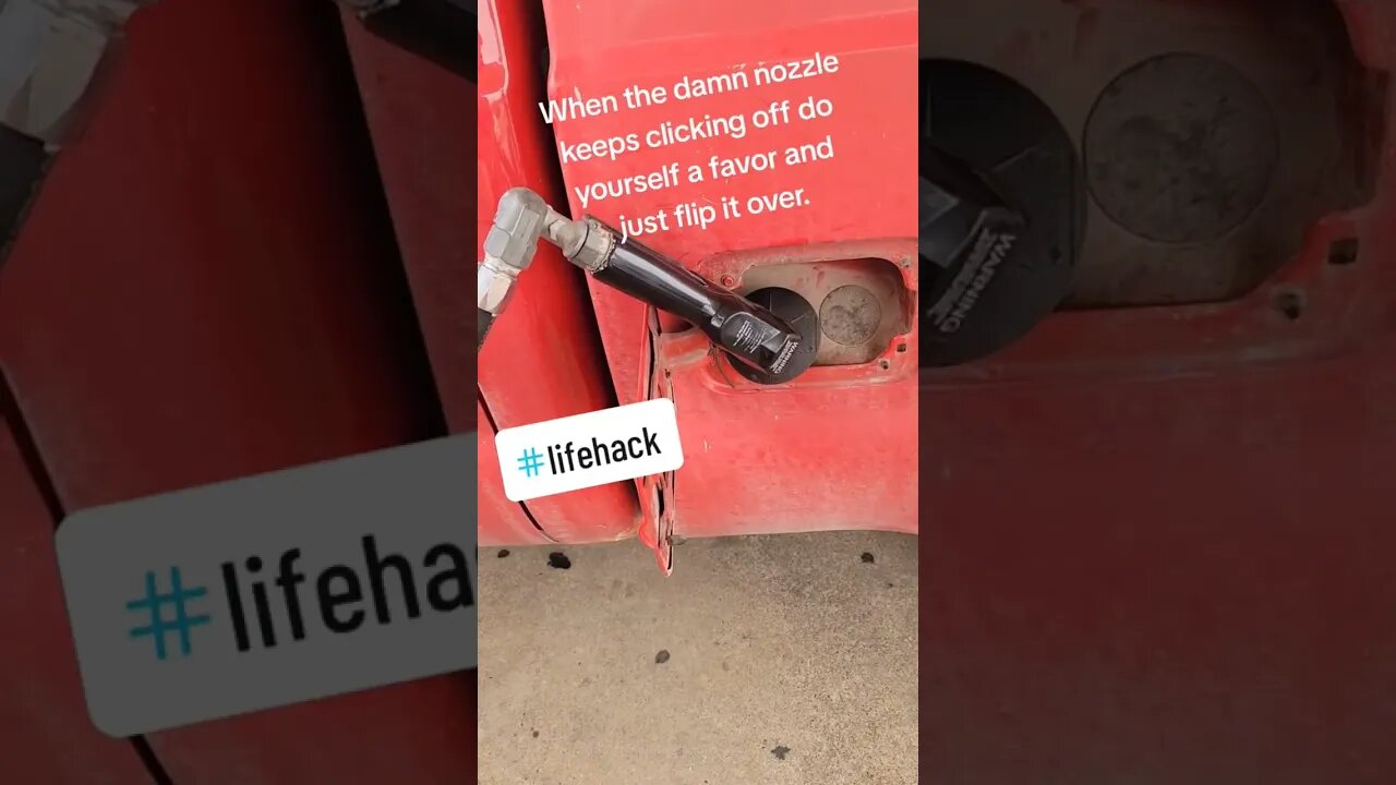 Makes filling that huge tank a little easier #lifehacks #truck #ford