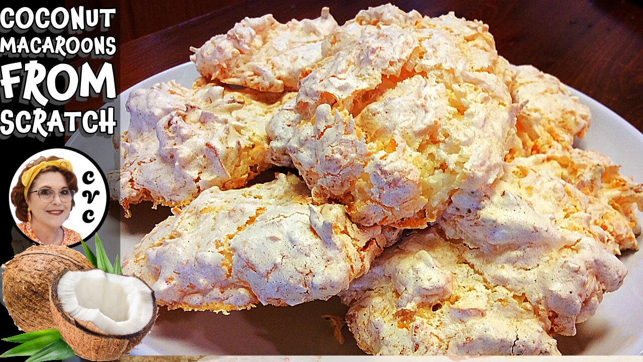 Coconut Macaroons Recipe Tutorial, Southern Cooking