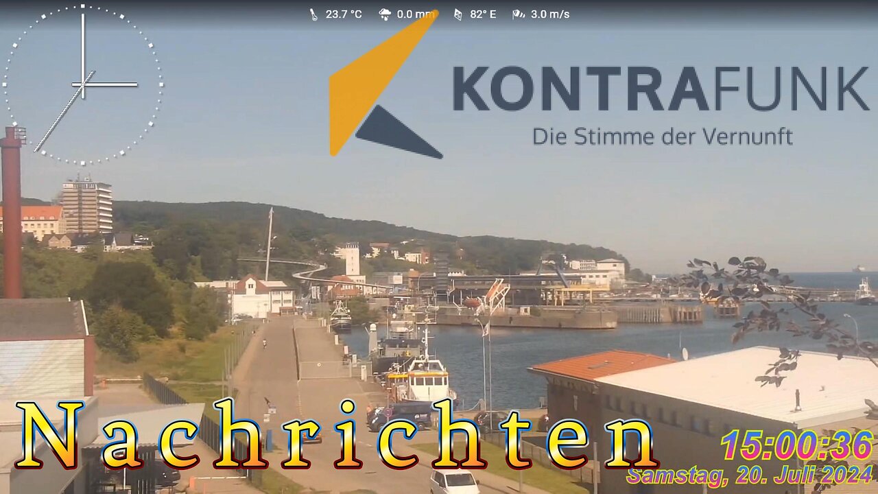 Nachrichten im Kontrafunk 20.07.2024 - 15:00 Uhr #glaubewenig, #hinterfragealles, #denkeselbst