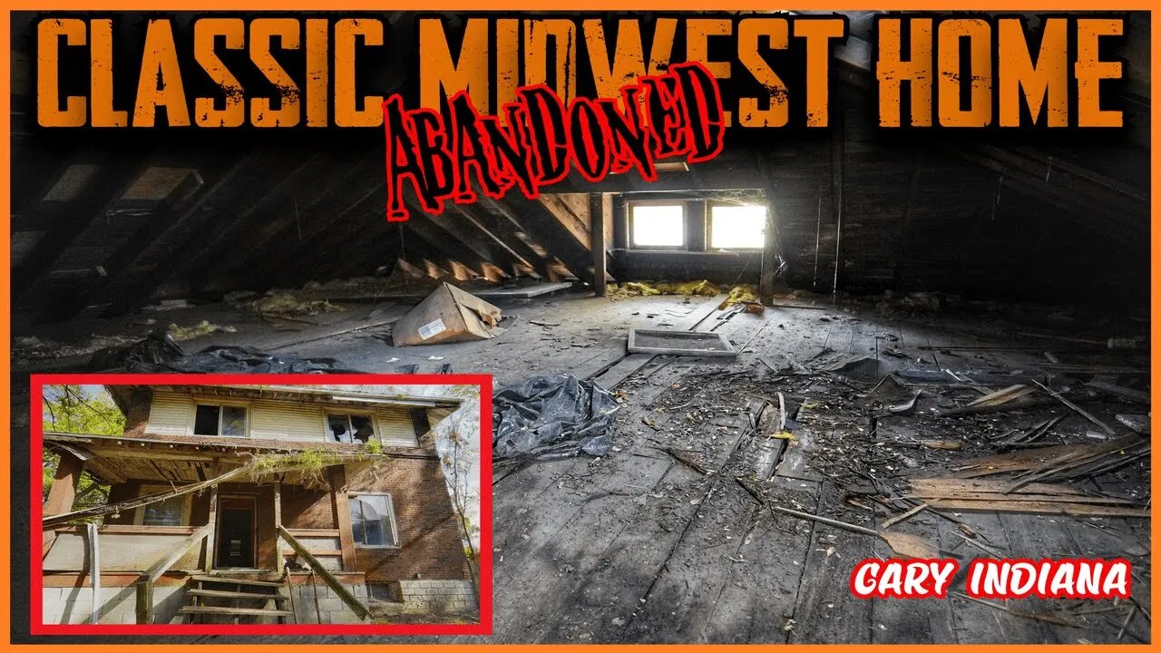 HUGE MIDWESTERN HOME ABANDONED & BROKEN