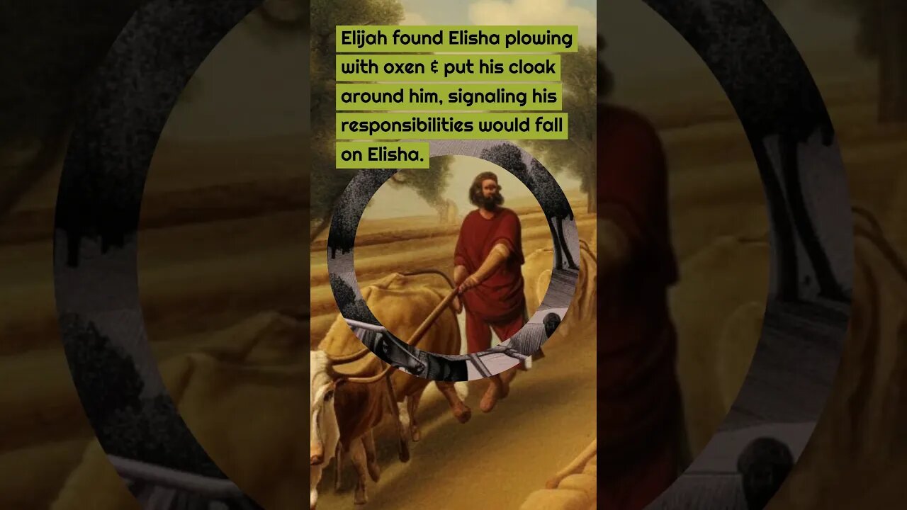 The prophet Elisha