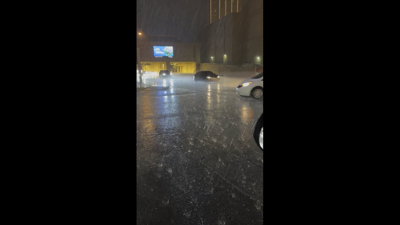 Rain storm in Vegas