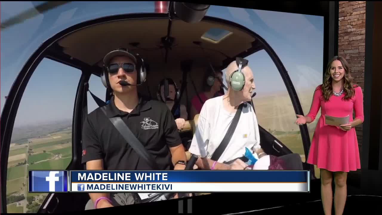 Veteran in hospice takes "final flight" over Gem County