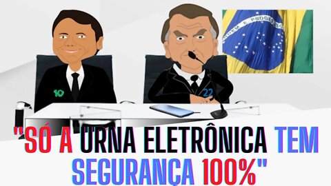 SEGURANÇA 100% só a Urna ELETRONICA