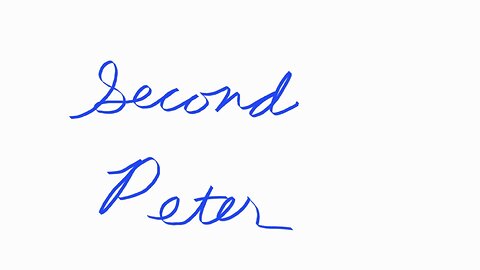 Second Peter Without Chapters