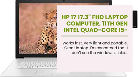 HP 17 17.3" FHD Laptop Computer, 11th Gen Intel Quad-Core i5-1135G7 up to 4.2GHz (Beat i7-1065G...