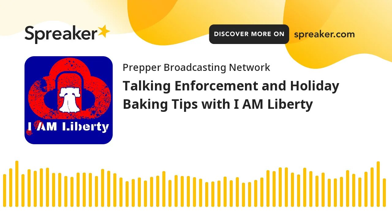 Talking Enforcement and Holiday Baking Tips with I AM Liberty