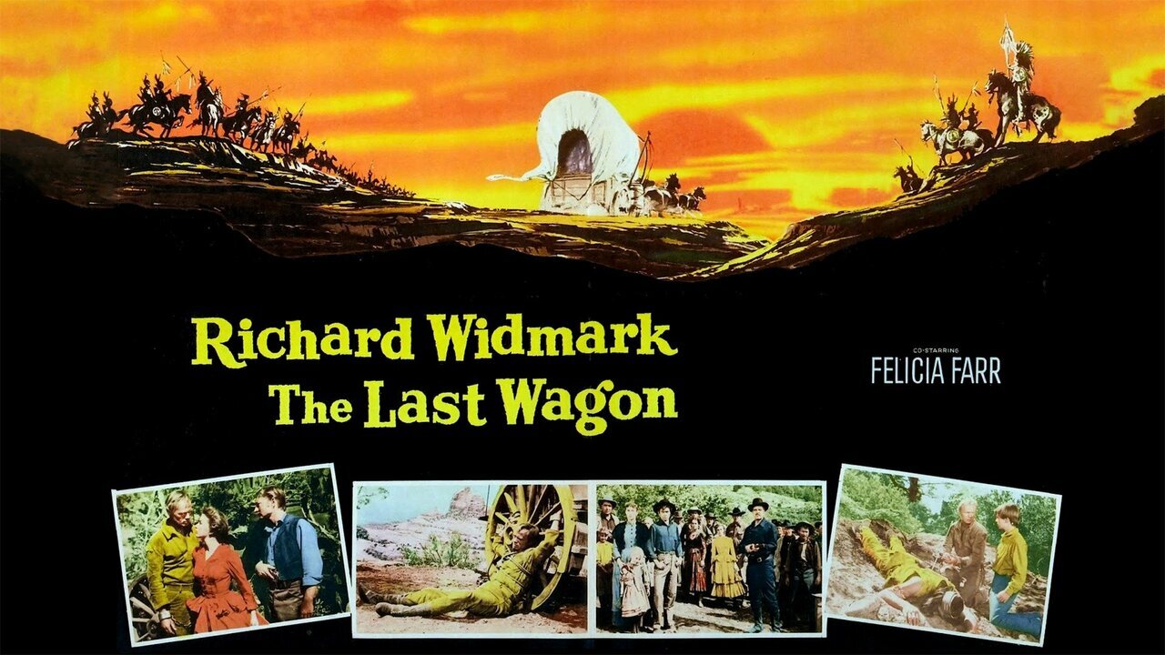 The Last Wagon (1956) Richard Widmark, Felicia Farr, Susan Kohner