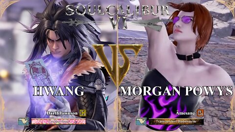 Hwang (DarthJawnson) VS Morgan Powys (Amesang) (SoulCalibur VI — Xbox Series X Ranked)