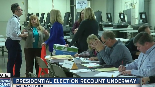 Presidential election recount underway in Milwaukee