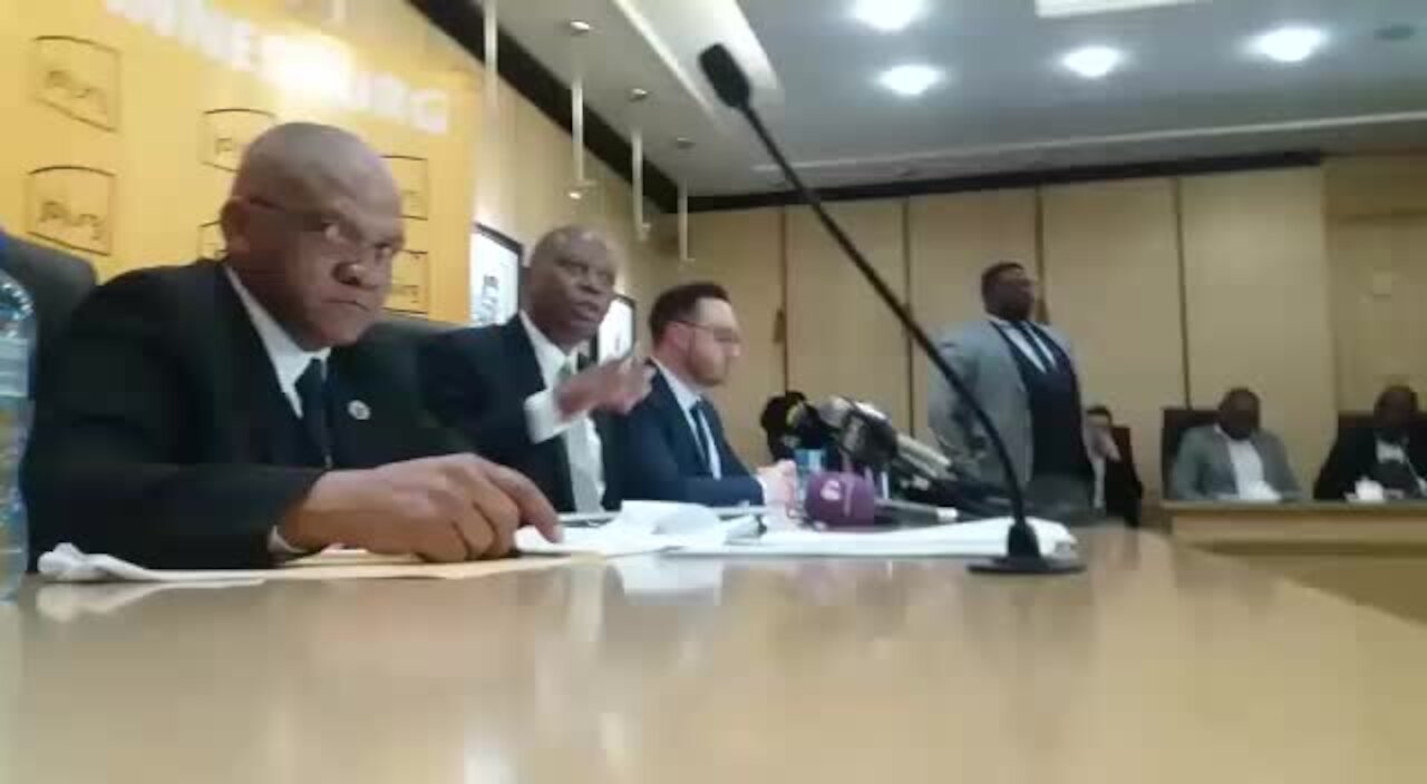 SOUTH AFRICA - Johannesburg - Mayor Herman Mashaba Press Conference (video) (uJG)