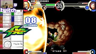 (PS2) King of Fighter XI - 01 - Edit Team - test run - Lv 4