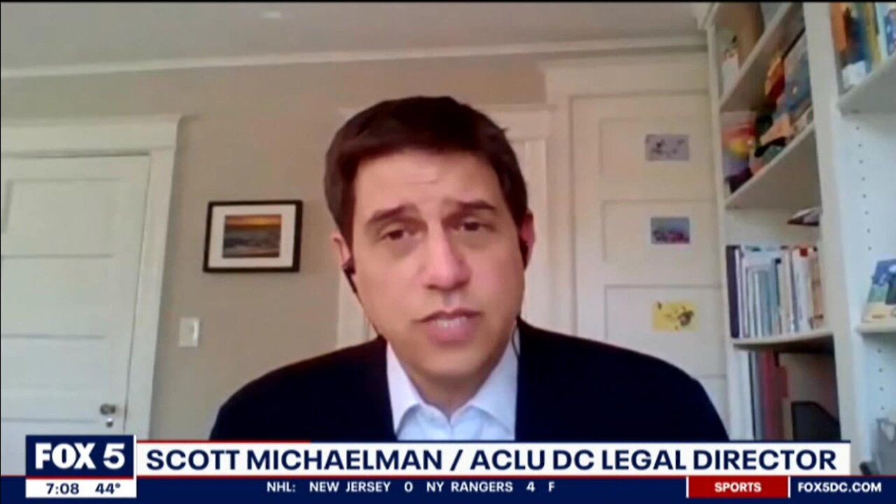 Scott Michaelman ACLU DC Legal Director warns DC police to not arrest BLM and ANTIFA rioters