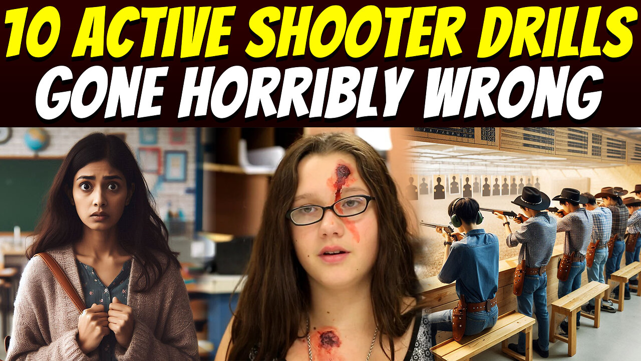 10 Active Shooter Drills Gone Horribly Wrong | Creepshow