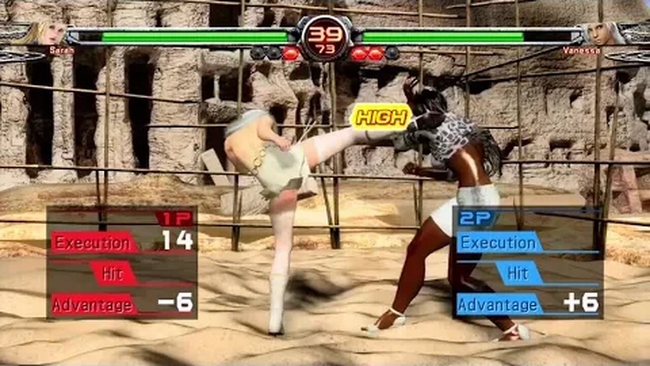 VF5FS match - Sarah (Risa 33) vs. Vanessa (Kruza)