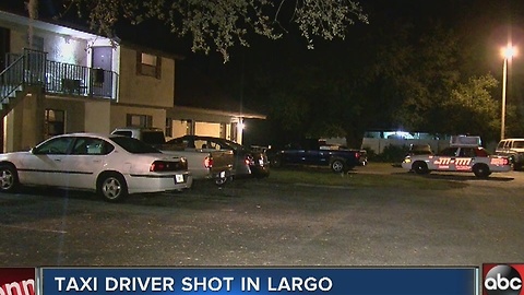 Taxi driver shot in Largo