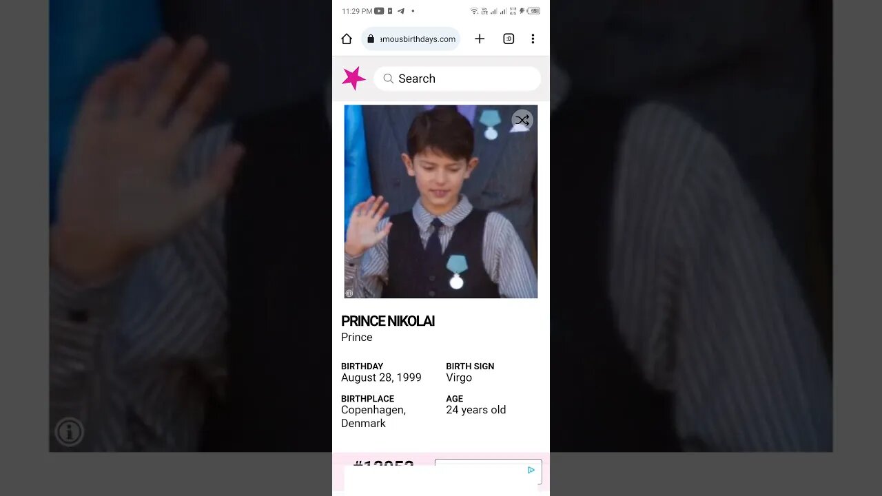 HAPPY 24 BIRTHDAY PRINCE NIKOLAI Prince