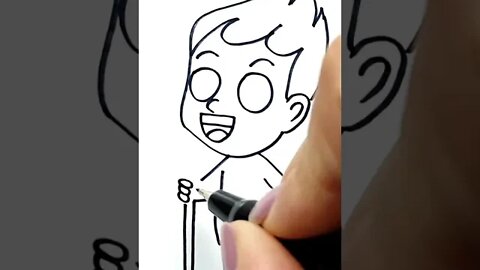 How to draw and paint Curupira from Brazilian folklore #shorts
