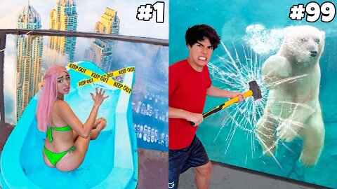BREAKING 100 RULES IN 24 HOURS!!