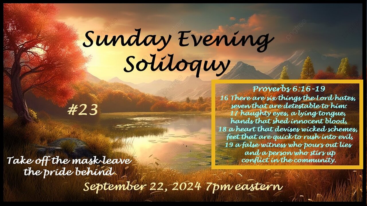 Sunday Evening Soliloquy #23