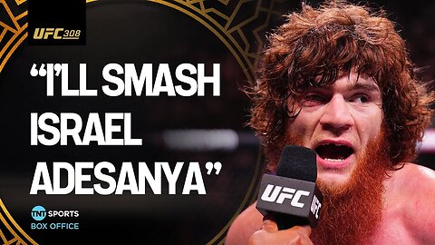 Shara Magomedov reacts after his double spinning back fist knockout & calls out Israel Adesanya 🤯