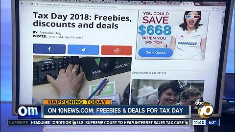 Tax Day Freebies