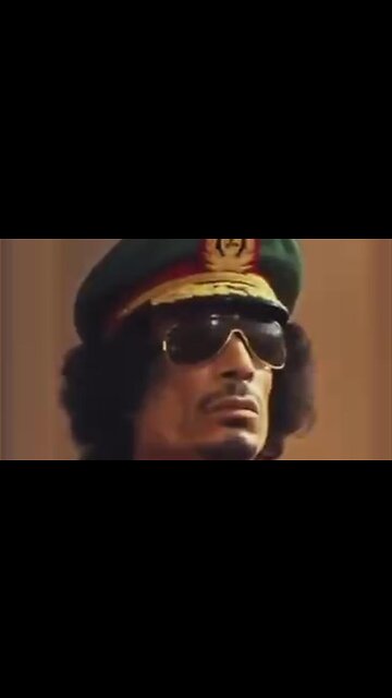 We took care of him with some American Democracy (Gaddafi)