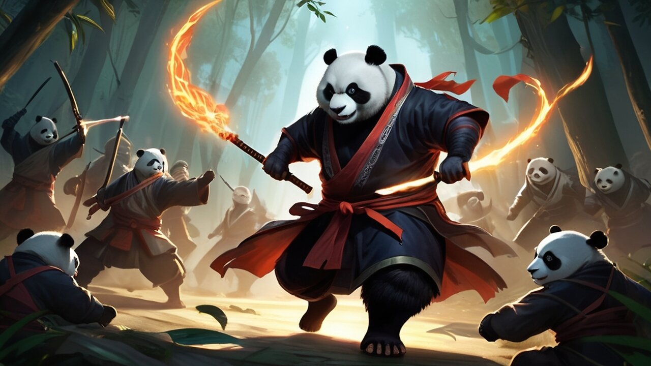 THE PANDA MAGE AND THE NINJAS