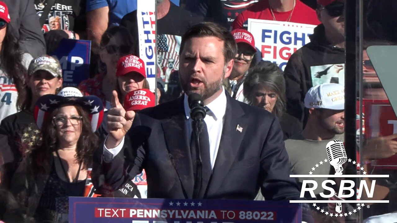 FULL SPEECH: JD Vance Speaks at the Historic Trump Rally in Butler, PA - 10/5/24