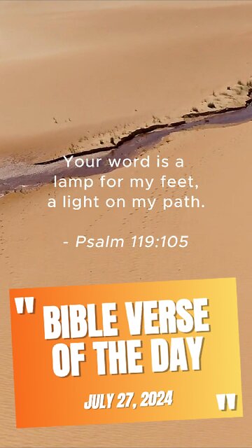 Bible Verse of the Day: July 27, 2024
