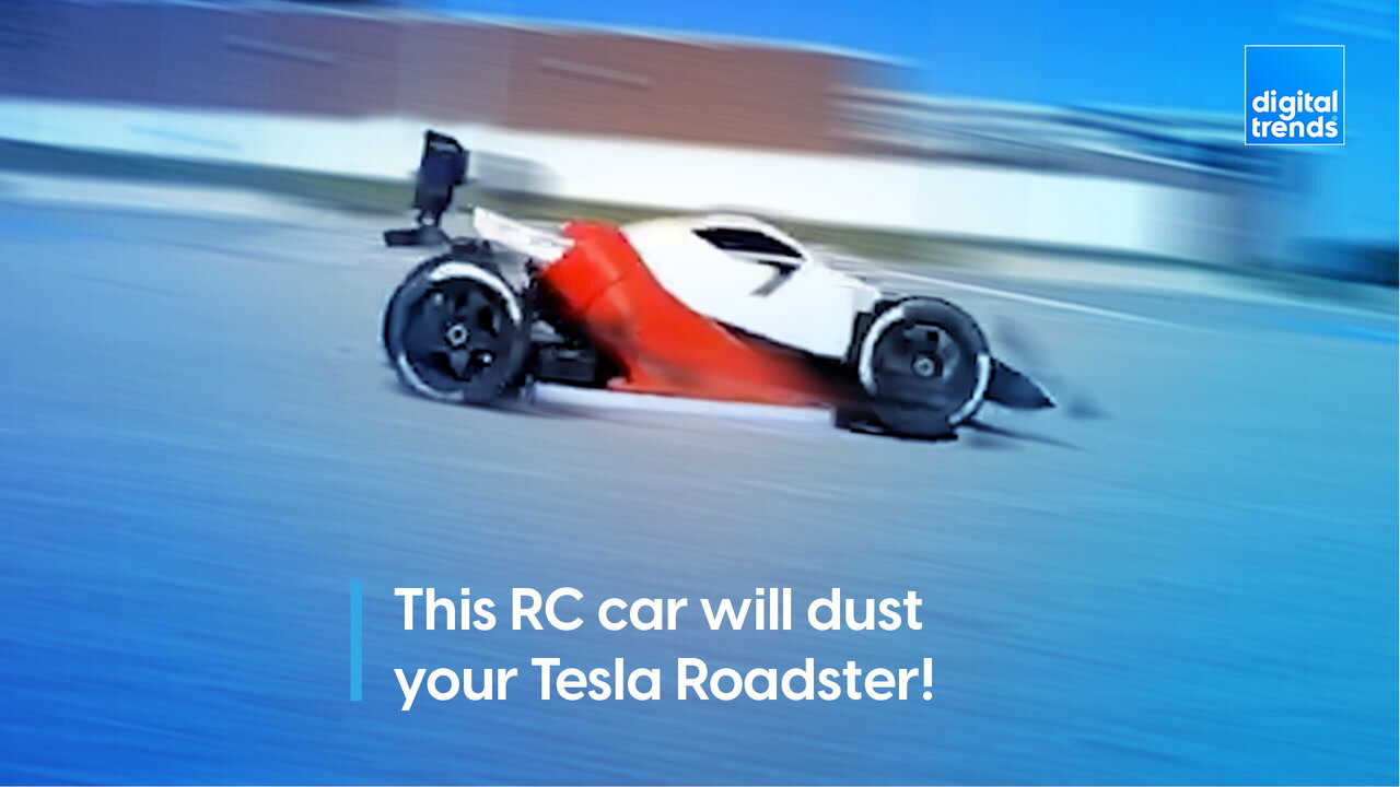 This RC car will dust your Tesla Roadster