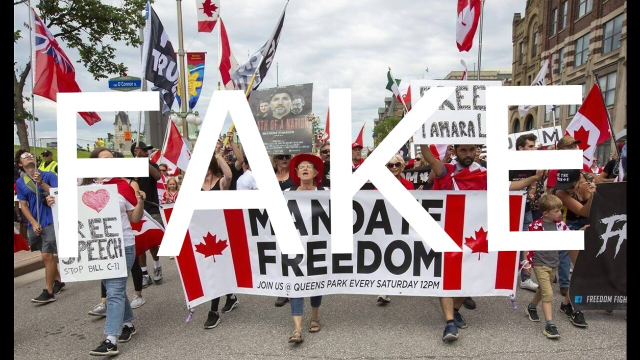 Most of the So-Called 'Freedom' Protests are Staged and Communism Has Control of Canada