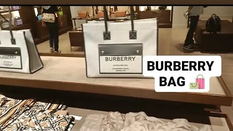 1500 DOLLAR LUXURY HANDBAG BURBERRY JAPAN OUTLET ICONIC -- FRANSISCA SIM