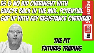 ES NQ Premarket Trade Plan - The Pit Futures Trading