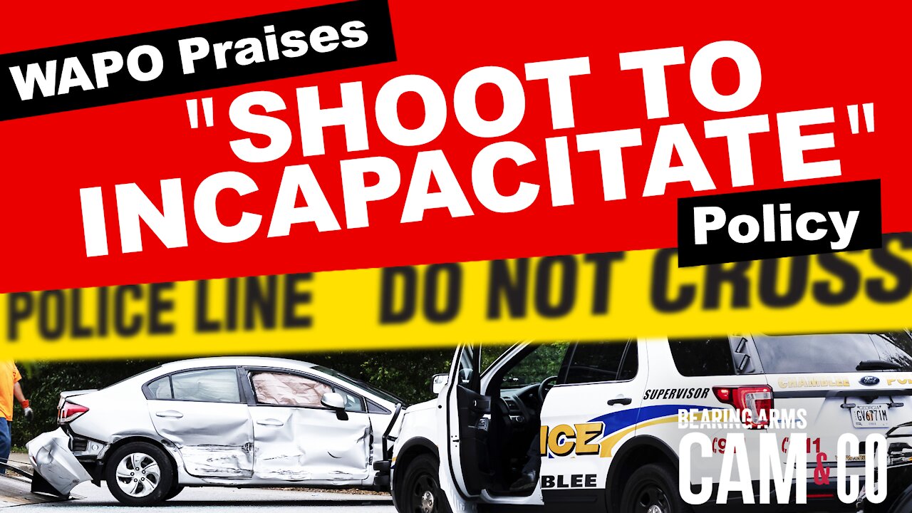 Washington Post Praises "Shoot To Incapacitate" Policy