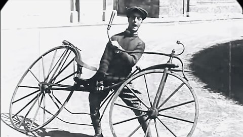 Rare Old Film - Earliest Bicycle Designs -1800s